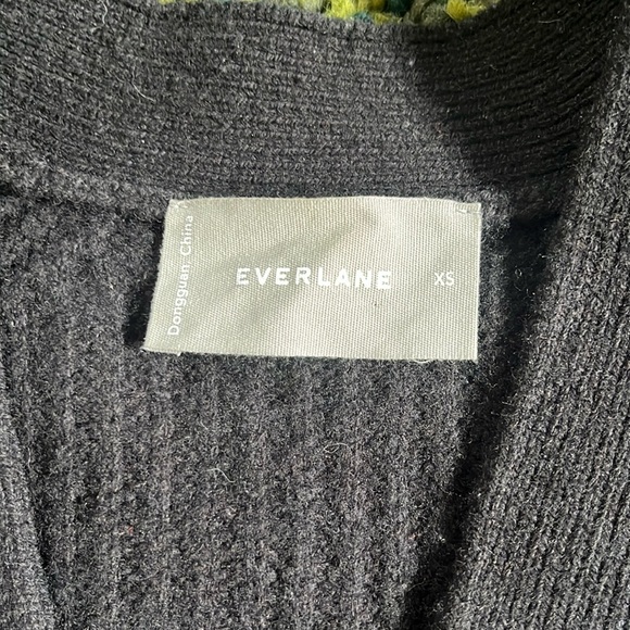 TRADED 🐃Everlane wool cardigan | black | xs - Picture 4 of 6
